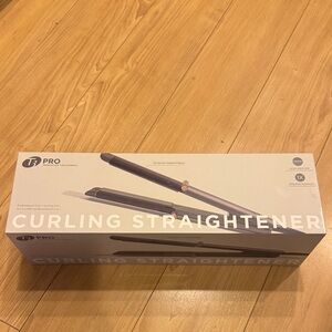 T3 Pro Curling Straightener - Black and White
